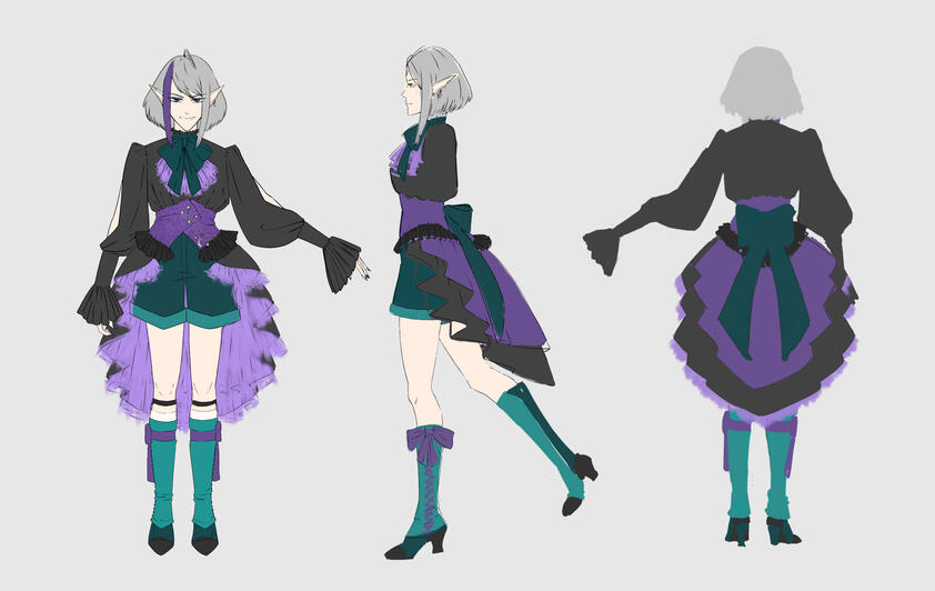 Yoko Yoshikawa redesigned Character Sheet