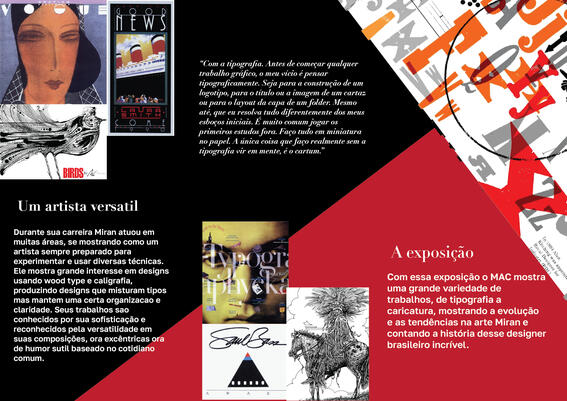 Miran Exhibition - Folder front